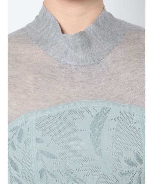 LAGUNAMOON（ラグナムーン）の「LADYニットジャガードワンピース（ドレス・レディース・ブラック/ミント/ベージュ/ライトブルー・SMALL/MEDIUM）」の21枚目の写真