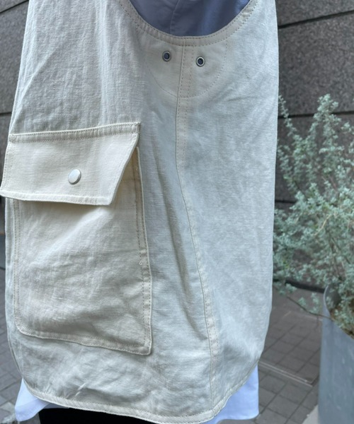 CIAOPANIC（チャオパニック）の「リバーシブルベスト（ベスト・メンズ・オフホワイト/オリーブ・MEDIUM/LARGE）」の21枚目の写真