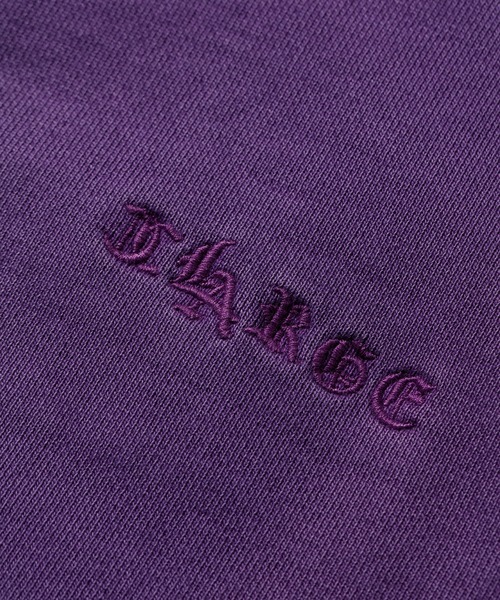 XLARGE（エクストララージ）の「PIGMENT DYED EMBOSS LOGO ZIP HOODED SWEAT（パーカー・メンズ・ブラック/パープル/ネイビー・S/M/L/XL）」の12枚目の写真