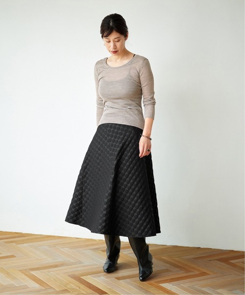 VERMEIL par iena（ヴェルメイユパーイエナ）の「DUTELポルカドットスカート（スカート・レディース・ブラック/イエロー・40/38/36）」の22枚目の写真