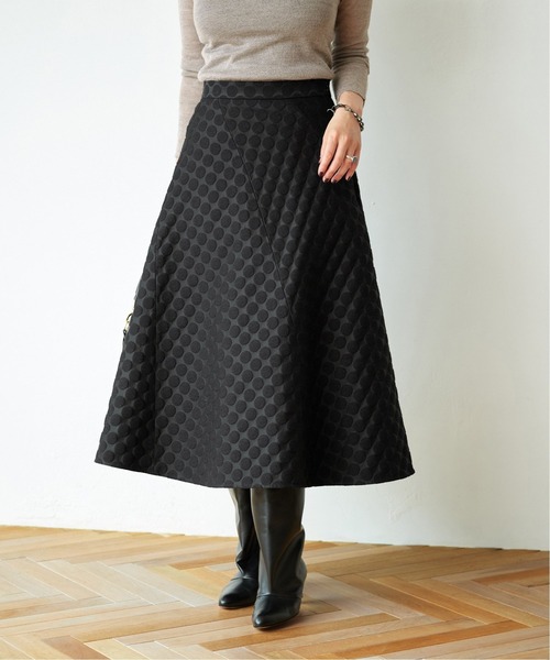 VERMEIL par iena（ヴェルメイユパーイエナ）の「DUTELポルカドットスカート（スカート・レディース・ブラック/イエロー・40/38/36）」の19枚目の写真