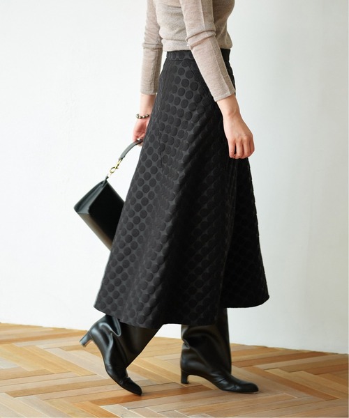 VERMEIL par iena（ヴェルメイユパーイエナ）の「DUTELポルカドットスカート（スカート・レディース・ブラック/イエロー・40/38/36）」の5枚目の写真