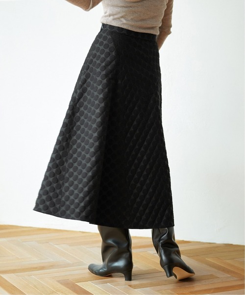 VERMEIL par iena（ヴェルメイユパーイエナ）の「DUTELポルカドットスカート（スカート・レディース・ブラック/イエロー・40/38/36）」の16枚目の写真