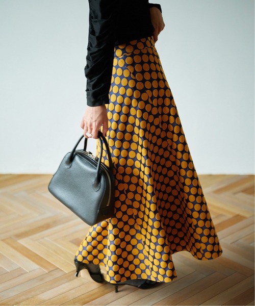 VERMEIL par iena（ヴェルメイユパーイエナ）の「DUTELポルカドットスカート（スカート・レディース・ブラック/イエロー・40/38/36）」の20枚目の写真