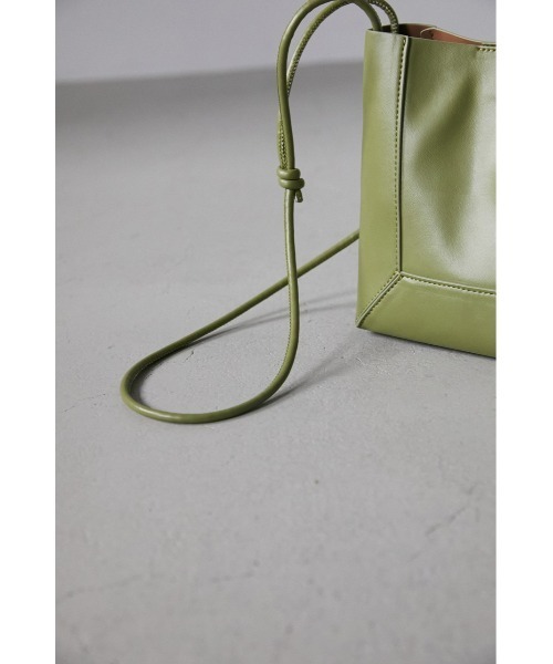 STYLEMIXER（スタイルミキサー）の「スクエアパネルバッグ（ショルダーバッグ・レディース・グリーン/ブラック/ベージュ・FREE）」の14枚目の写真