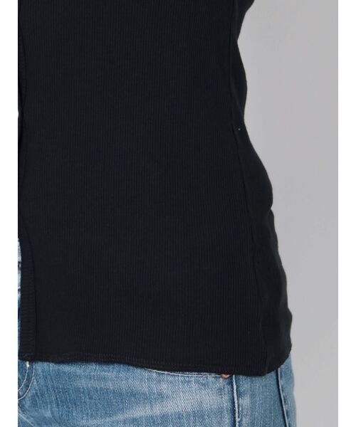 Ungrid(アングリッド)の「オーガニックコットンテレコカーディガン(カーディガン/ボレロ・レディース・アイボリー/ブラック・FREE)」の12枚目の写真