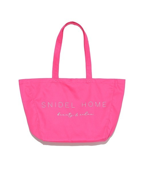 【新品未使用】SNIDEL HOME リボントートバッグ ピンク【匿名配送】 新品未使用】SNIDEL HOME リボントートバッグ ピンク【匿名配送
