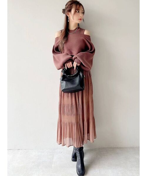 RESEXXY（リゼクシー）の「ハンドルデザインハンドバッグ（ハンドバッグ・レディース・ブラック/グリーン/アイボリー・FREE）」の9枚目の写真