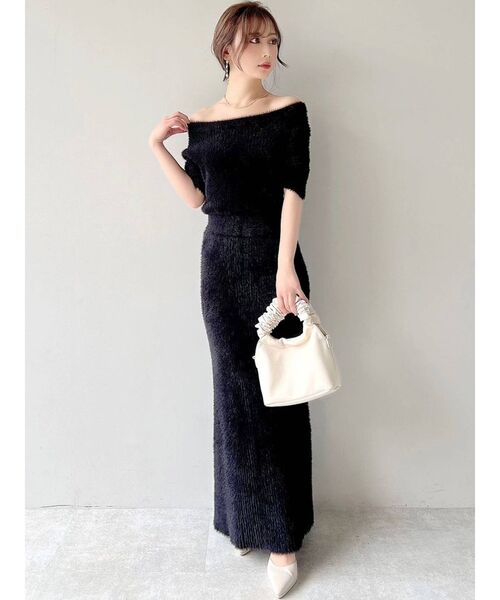 RESEXXY（リゼクシー）の「ハンドルデザインハンドバッグ（ハンドバッグ・レディース・ブラック/グリーン/アイボリー・FREE）」の10枚目の写真