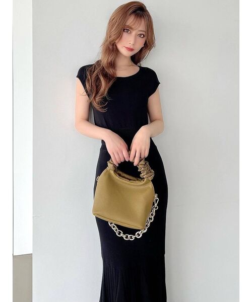 RESEXXY（リゼクシー）の「ハンドルデザインハンドバッグ（ハンドバッグ・レディース・ブラック/グリーン/アイボリー・FREE）」の11枚目の写真