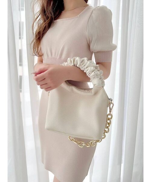 RESEXXY（リゼクシー）の「ハンドルデザインハンドバッグ（ハンドバッグ・レディース・ブラック/グリーン/アイボリー・FREE）」の16枚目の写真