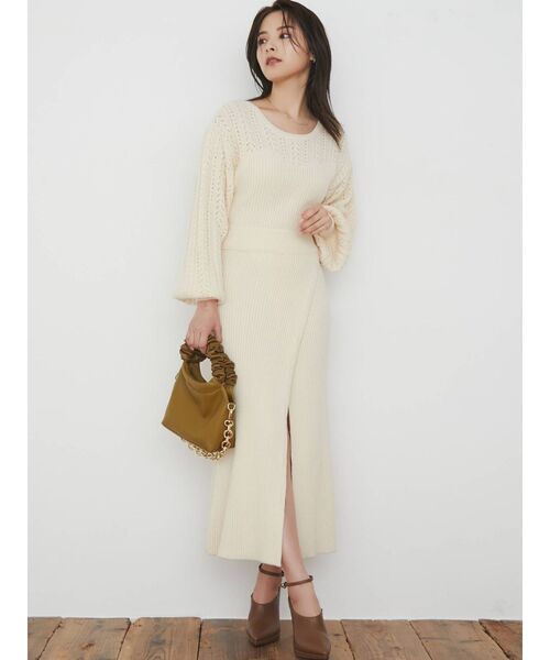 RESEXXY（リゼクシー）の「ハンドルデザインハンドバッグ（ハンドバッグ・レディース・ブラック/グリーン/アイボリー・FREE）」の18枚目の写真