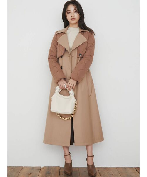 RESEXXY（リゼクシー）の「ハンドルデザインハンドバッグ（ハンドバッグ・レディース・ブラック/グリーン/アイボリー・FREE）」の19枚目の写真