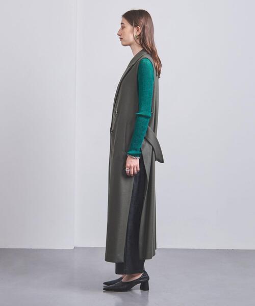 SACRA(サクラ)の「<SACRA>MLT ロング ジレ(その他アウター・レディース・オリーブ・38)」の3枚目の写真