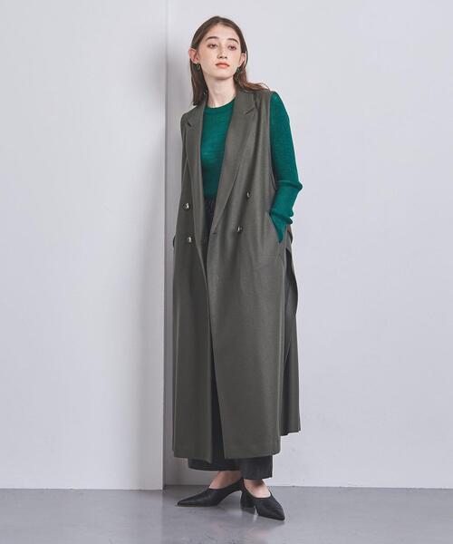 SACRA(サクラ)の「<SACRA>MLT ロング ジレ(その他アウター・レディース・オリーブ・38)」の5枚目の写真
