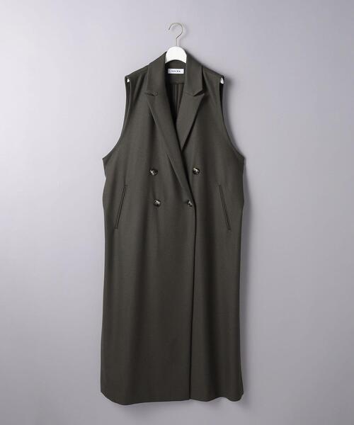 SACRA(サクラ)の「<SACRA>MLT ロング ジレ(その他アウター・レディース・オリーブ・38)」の6枚目の写真