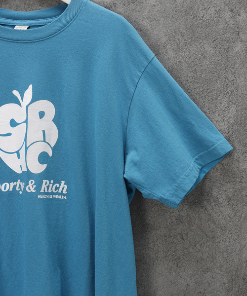 SPORTY&RICH(スポーティアンドリッチ)の「【SPORTY&RICH / スポーティアンドリッチ】APPLE T-SHIRT(Tシャツ/カットソー・メンズ・ブルー系その他・SMALL/MEDIUM/LARGE)」の12枚目の写真