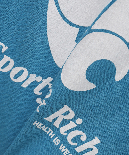 SPORTY&RICH(スポーティアンドリッチ)の「【SPORTY&RICH / スポーティアンドリッチ】APPLE T-SHIRT(Tシャツ/カットソー・メンズ・ブルー系その他・SMALL/MEDIUM/LARGE)」の5枚目の写真
