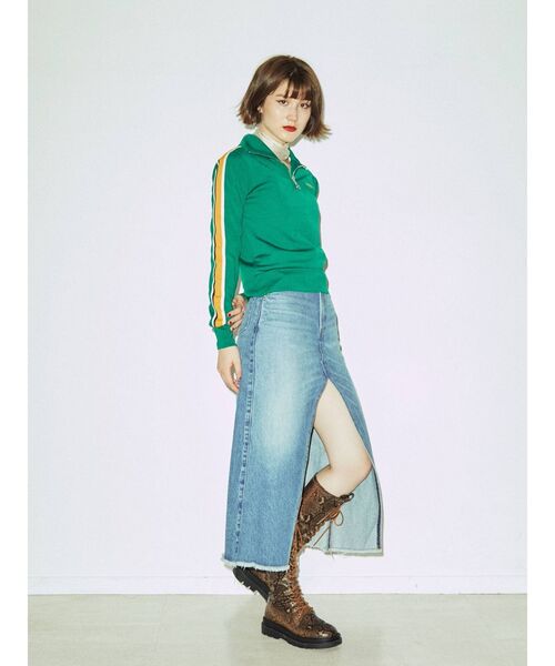 jouetie（ジュエティ）の「ハーフジップジャージプルオーバー（ジャージ・レディース・グリーン/ブラック/オリーブ/レッド・MEDIUM）」の20枚目の写真