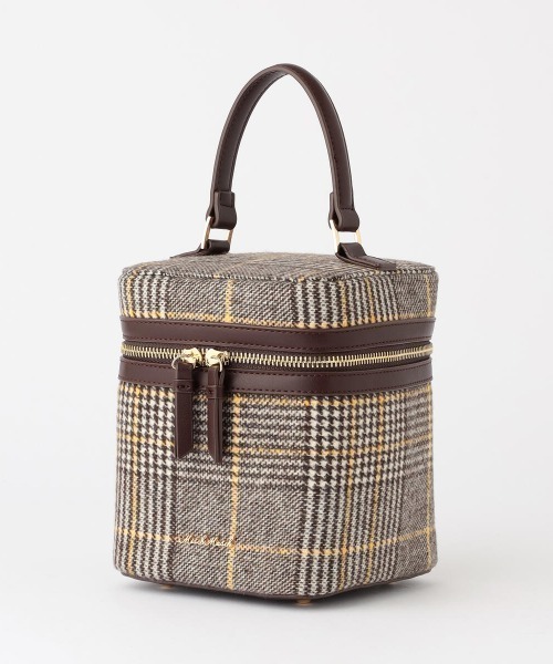 MISCH MASCH(ミッシュマッシュ)の「チェックバニティショルダー(トートバッグ・レディース・ブラック/ブラウン・FREE)」の20枚目の写真