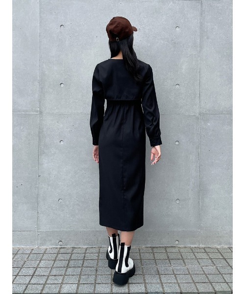 ENVYM(アンビー)の「ボレロコンビOP(ワンピース・レディース・チェック/ブラック・FREE)」の17枚目の写真
