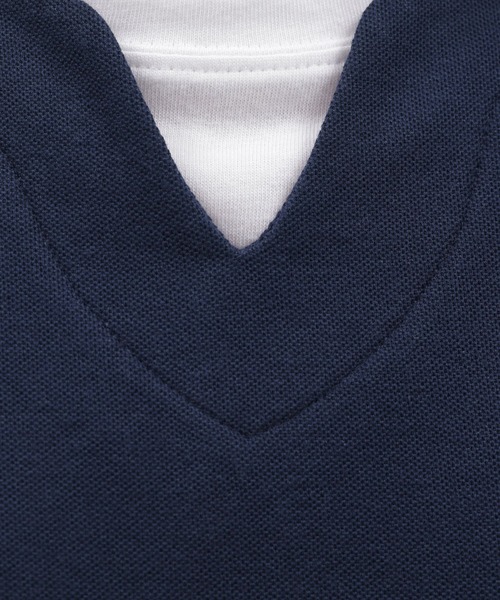 LAKOLE(ラコレ)の「キーネックレイヤードロングTシャツ / 150758(Tシャツ/カットソー・メンズ・ブラック/オリーブ/ベージュ/ネイビー・X-LARGE/MEDIUM/LARGE)」の12枚目の写真