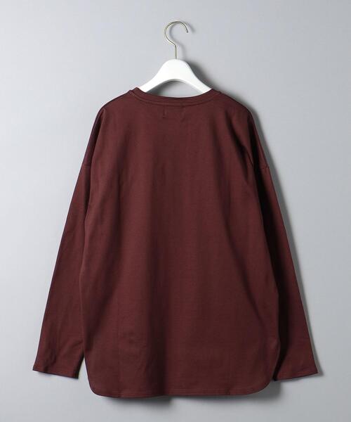 UNITED ARROWS（ユナイテッドアローズ）の「ラウンドヘム ロングスリーブ カットソー（Tシャツ/カットソー・レディース・ブラウン/オフホワイト/その他1・FREE）」の15枚目の写真