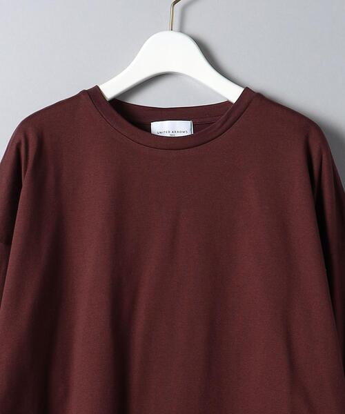UNITED ARROWS（ユナイテッドアローズ）の「ラウンドヘム ロングスリーブ カットソー（Tシャツ/カットソー・レディース・ブラウン/オフホワイト/その他1・FREE）」の16枚目の写真