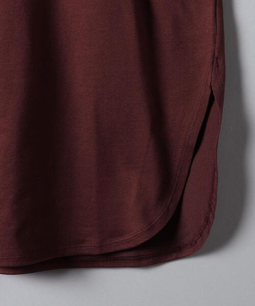 UNITED ARROWS（ユナイテッドアローズ）の「ラウンドヘム ロングスリーブ カットソー（Tシャツ/カットソー・レディース・ブラウン/オフホワイト/その他1・FREE）」の18枚目の写真