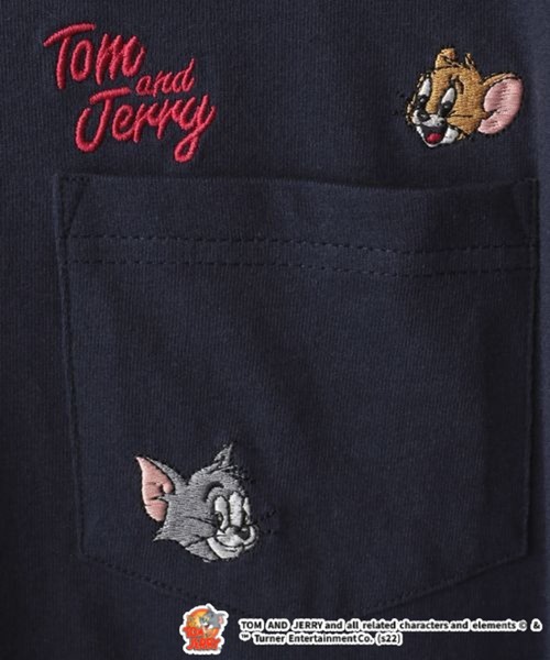 Tom&Jerry(トムアンドジェリー)の「別注/トムとジェリー刺繍バックプリントロンT(Tシャツ/カットソー・レディース・ホワイト/イエロー/ダークグリーン/ネイビー・FREE)」の18枚目の写真