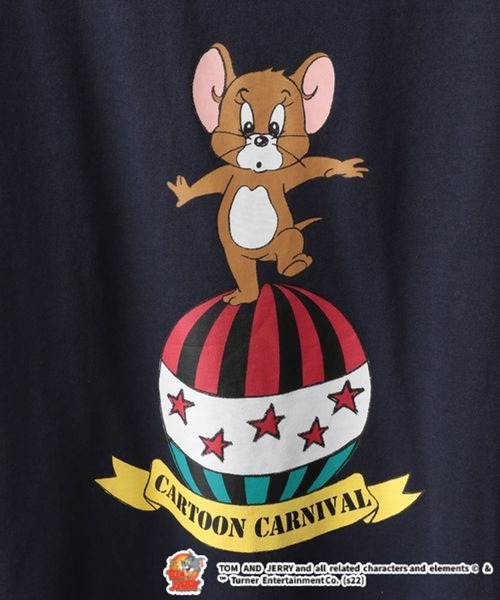 Tom&Jerry(トムアンドジェリー)の「別注/トムとジェリー刺繍バックプリントロンT(Tシャツ/カットソー・レディース・ホワイト/イエロー/ダークグリーン/ネイビー・FREE)」の14枚目の写真
