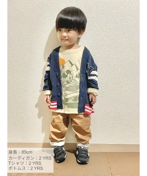 GAP(ギャップ)の「babyGap ディズニー ミッキーマウス バーシティ セーターカーディガン(カーディガン/ボレロ・キッズ・ブルー系その他・12-18M/5 YRS/3 YRS/2 YRS/4 YRS/18-24M)」の7枚目の写真