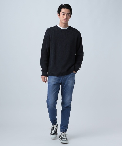 BAYFLOW(ベイフロー)の「ウラキモウジョガーデニム 22AW(デニムパンツ・メンズ・ライトブルー/インディゴブルー/ブラック・SMALL/MEDIUM/LARGE)」の4枚目の写真