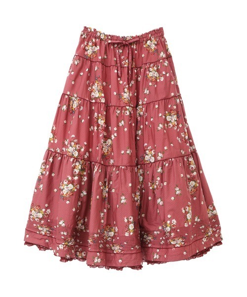 PINK HOUSE（ピンクハウス）の「ブルーミングドットプリントスカート