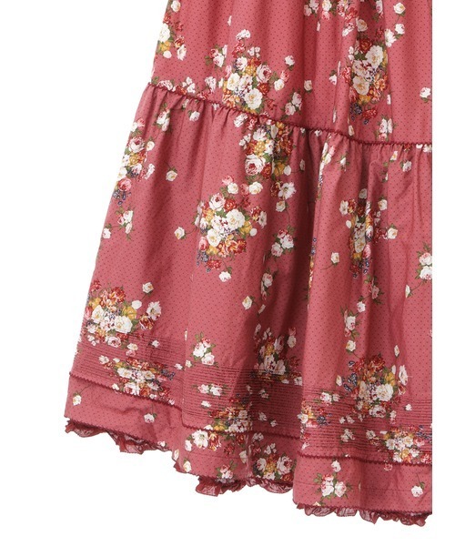 PINK HOUSE（ピンクハウス）の「ブルーミングドットプリントスカート