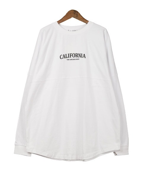 LUXSTYLE(ラグスタイル)の「バックロゴ発泡プリントロンT(Tシャツ/カットソー・メンズ・ネイビー/イエロー/オレンジ/ホワイト/グリーン/ブラック・L/M)」の18枚目の写真