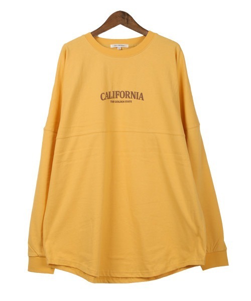 LUXSTYLE(ラグスタイル)の「バックロゴ発泡プリントロンT(Tシャツ/カットソー・メンズ・ネイビー/イエロー/オレンジ/ホワイト/グリーン/ブラック・L/M)」の19枚目の写真