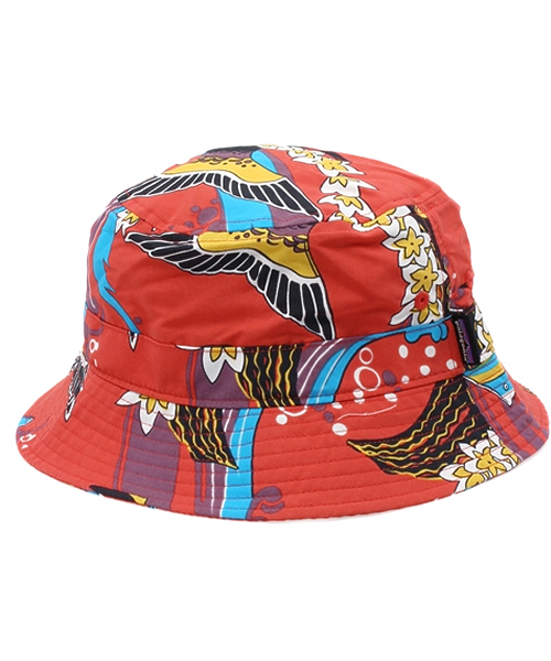 BEAMS（ビームス）の「Patagonia / Wavefarer Bucket Hat（ハット・メンズ・レッド/グリーン・ONE SIZE）」の2枚目の写真