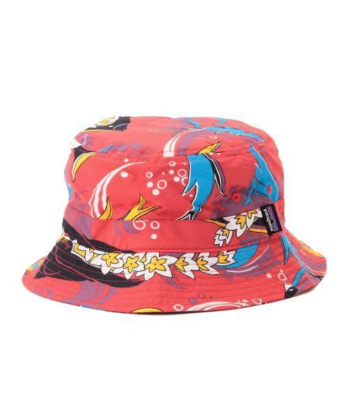 BEAMS（ビームス）の「Patagonia / Wavefarer Bucket Hat（ハット・メンズ・レッド/グリーン・ONE SIZE）」の11枚目の写真