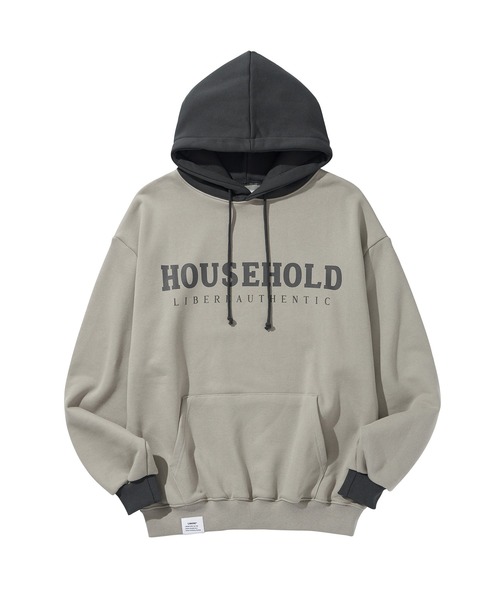 LIBERE リベーレ / H LOGO HOODIE ロゴプリントビッグシルエット 