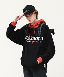 LIBERE（リベーレ）の「LIBERE リベーレ / H LOGO HOODIE ロゴプリントビッグシルエットパーカー / 225244-225245-225246（パーカー）」