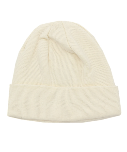 LEUCHTFEUER(ロイフトフォイヤー)の「【LEUCHTFEUER】コットンワッチキャップ(ニットキャップ/ビーニー・メンズ・チャコールグレー/レッド/ブルー/ネイビー/ホワイト系その他/ブラック・FREE)」の2枚目の写真