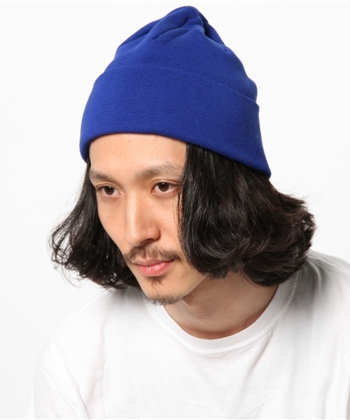 LEUCHTFEUER(ロイフトフォイヤー)の「【LEUCHTFEUER】コットンワッチキャップ(ニットキャップ/ビーニー・メンズ・チャコールグレー/レッド/ブルー/ネイビー/ホワイト系その他/ブラック・FREE)」の11枚目の写真