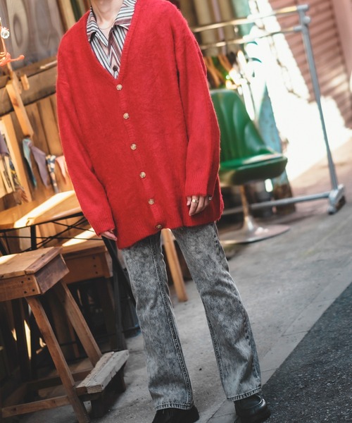 improves（インプローブス）の「【improves】ケミカルウォッシュ フレアカット デニム（デニムパンツ・メンズ・ブルー/ブラック・MEDIUM/LARGE/SMALL）」の21枚目の写真