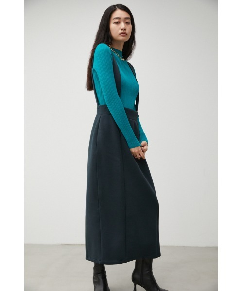 AZUL by moussy(アズールバイマウジー)の「LUXE 2WAY I LINE SKIRT/リュクス2WAYアイラインスカート(スカート・レディース・ダークグリーン/ブラック/アイボリー・MEDIUM/SMALL)」の16枚目の写真
