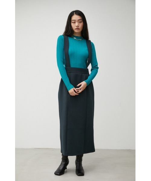 AZUL by moussy(アズールバイマウジー)の「LUXE 2WAY I LINE SKIRT/リュクス2WAYアイラインスカート(スカート・レディース・ダークグリーン/ブラック/アイボリー・MEDIUM/SMALL)」の17枚目の写真