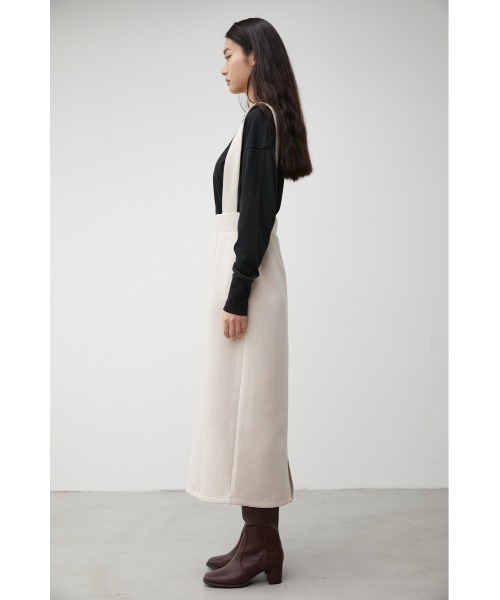 AZUL by moussy(アズールバイマウジー)の「LUXE 2WAY I LINE SKIRT/リュクス2WAYアイラインスカート(スカート・レディース・ダークグリーン/ブラック/アイボリー・MEDIUM/SMALL)」の9枚目の写真