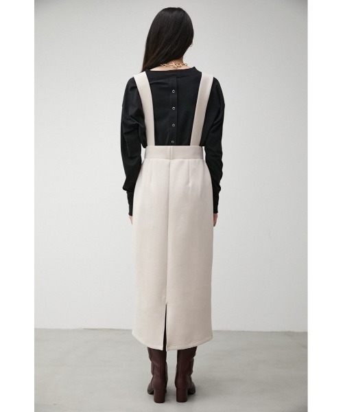 AZUL by moussy(アズールバイマウジー)の「LUXE 2WAY I LINE SKIRT/リュクス2WAYアイラインスカート(スカート・レディース・ダークグリーン/ブラック/アイボリー・MEDIUM/SMALL)」の10枚目の写真