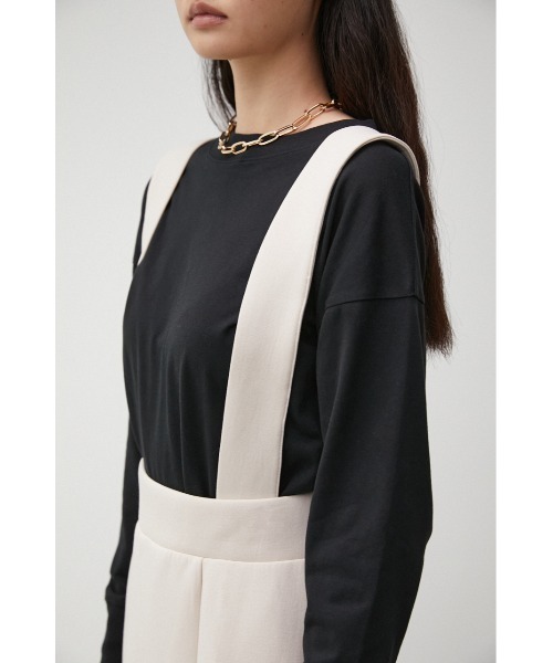 AZUL by moussy(アズールバイマウジー)の「LUXE 2WAY I LINE SKIRT/リュクス2WAYアイラインスカート(スカート・レディース・ダークグリーン/ブラック/アイボリー・MEDIUM/SMALL)」の11枚目の写真