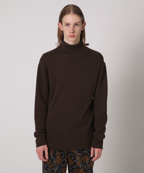 tk.TAKEO KIKUCHI(ティーケータケオキクチ)の「◆洗えるミラノリブタートルネックニット(ニット/セーター・メンズ・オフホワイト/モスグリーン/ブラウン系その他/ブラック・01/02/03/04)」の13枚目の写真